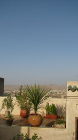 A terrace in the Fes Medina